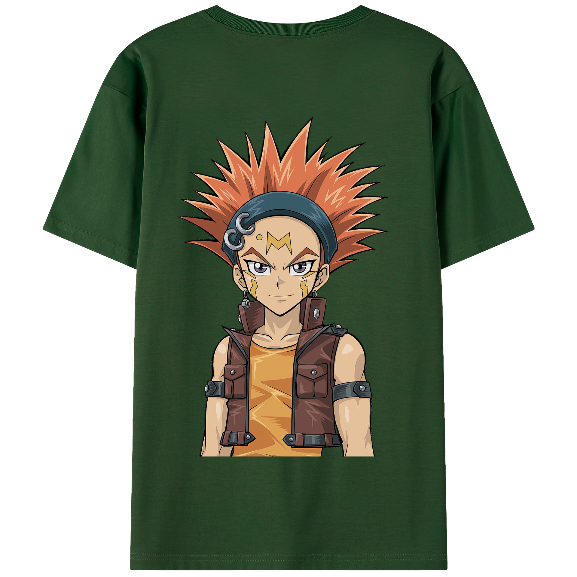 （画像用） 遊☆戯☆王 Yu-Gi-Oh! 綿100％半袖Tシャツ（背面プリント）